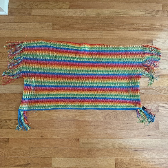 Crochet Multicolor Coverup Swimsuit Coverup - Picture 3 of 11